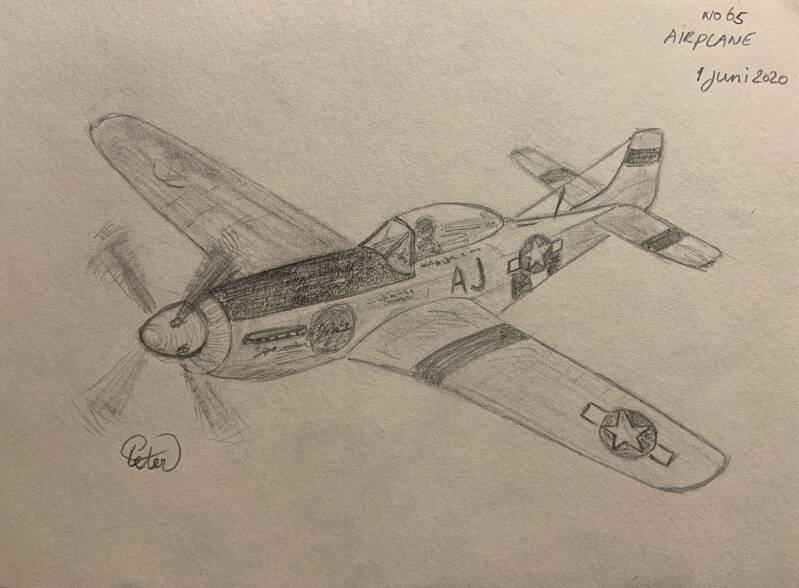 A drawing a day Airplane 