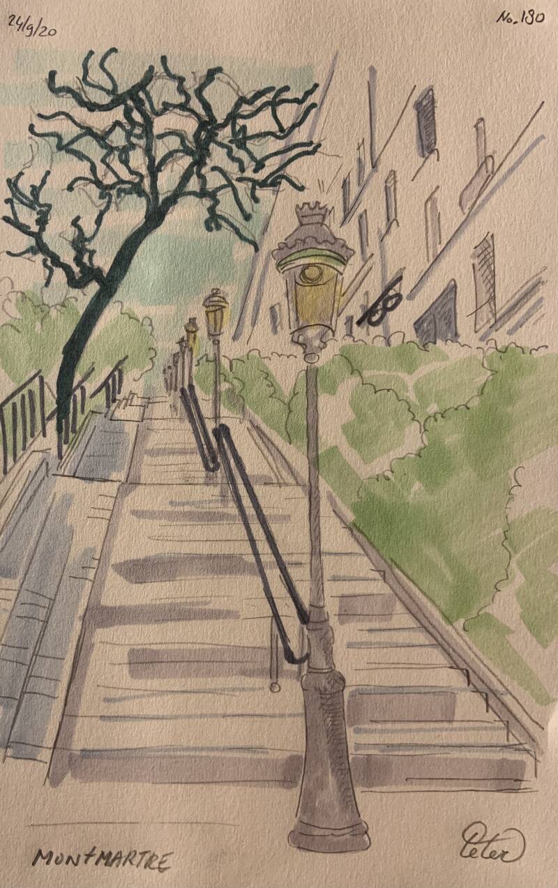 A drawing a day Montmartre 