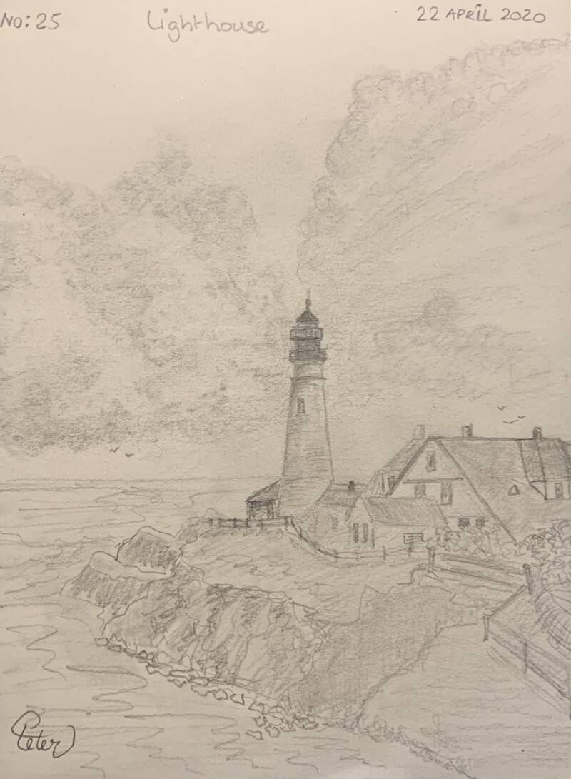 A drawing a day Lighthouse