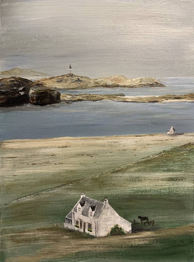 Painting View from the cliffs 