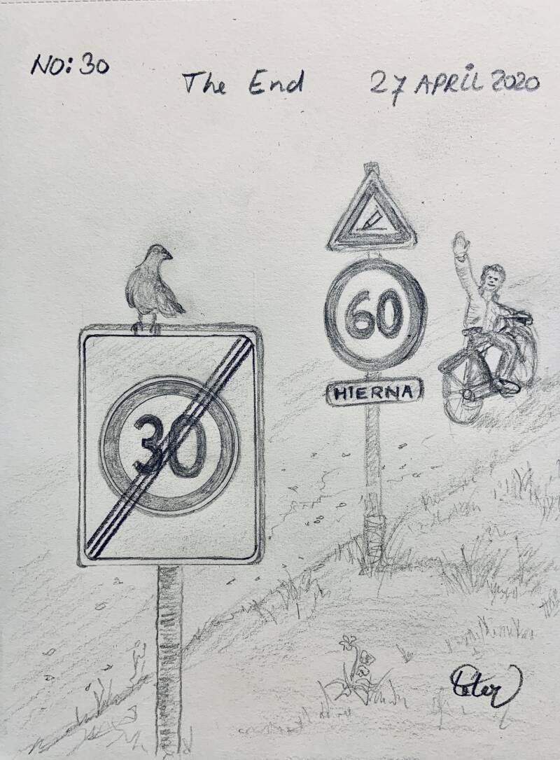 A drawing a day The end