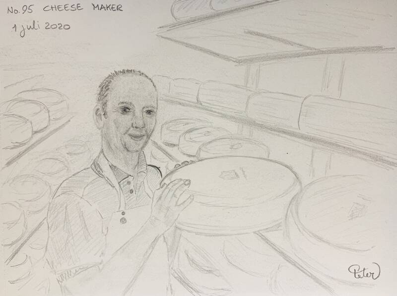 A drawing a day Cheese Maker