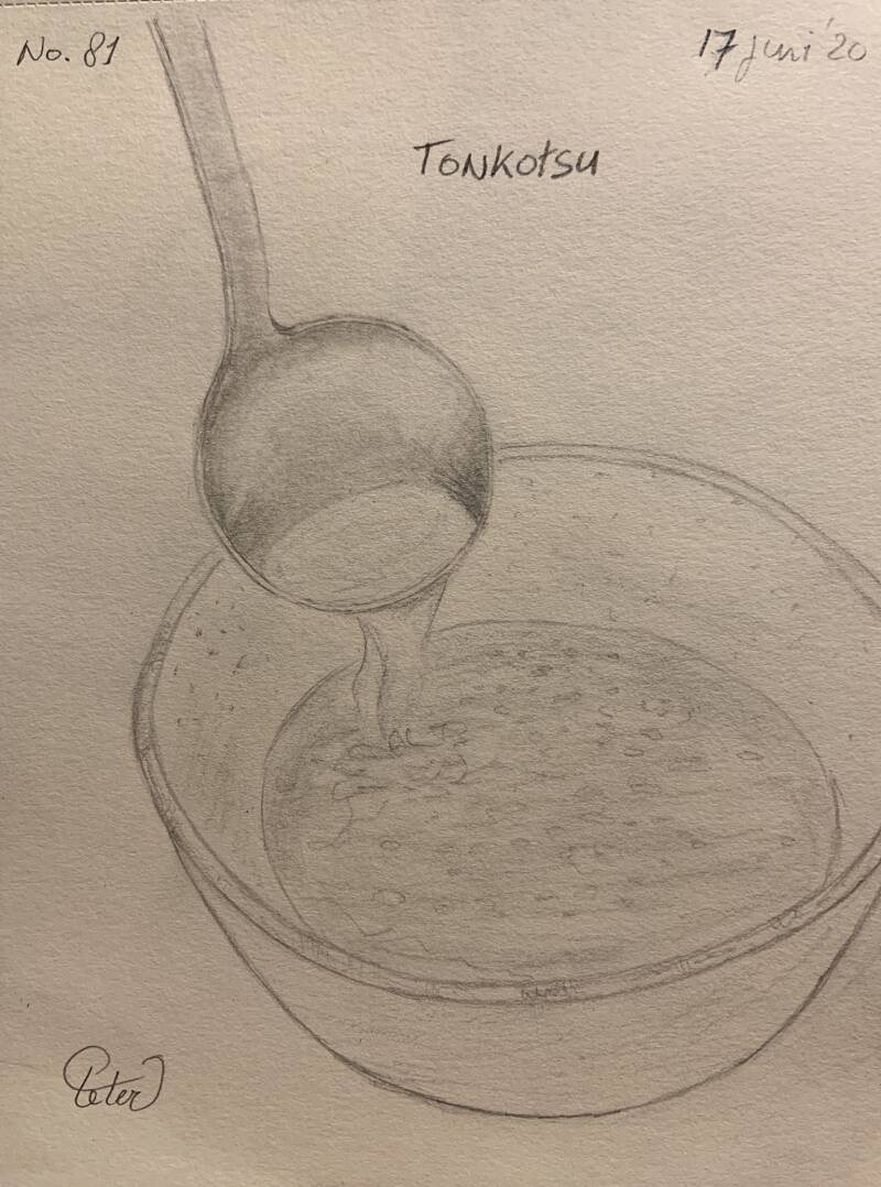 A drawing a day Tonkotsu