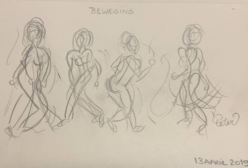 A drawing a day Beweging movement