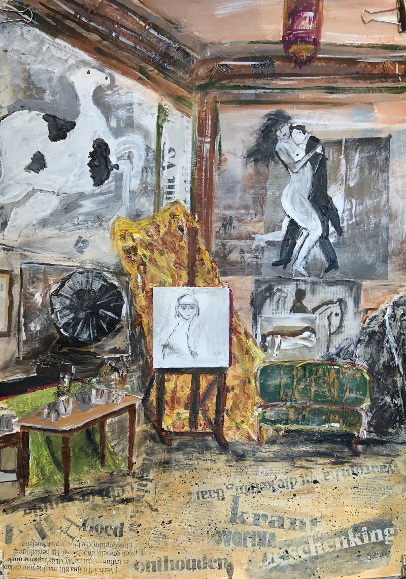 Painting atelier Kees van Dongen