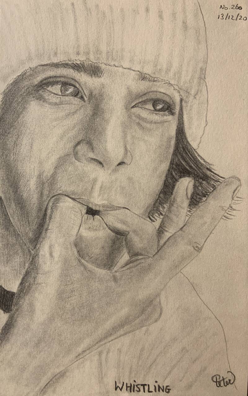 A drawing a day Whistling 