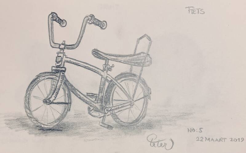 A drawing a day Fiets bike