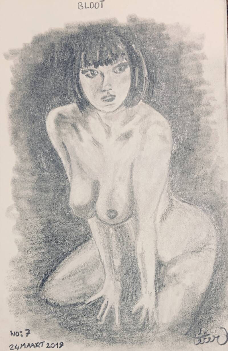 A drawing a day Naakt naked