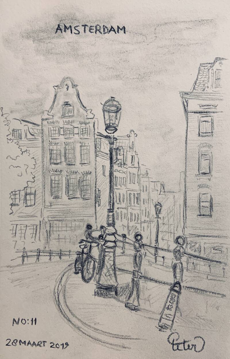 A drawing a day Amsterdam