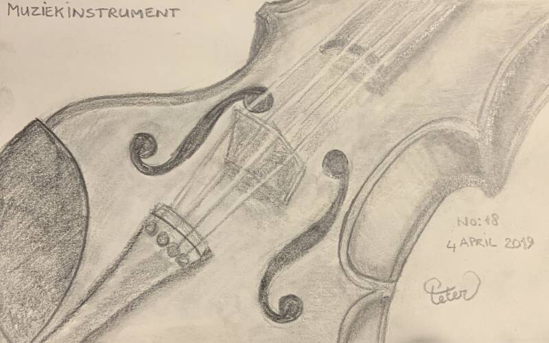 A drawing a day Muziekinstrument music instrument