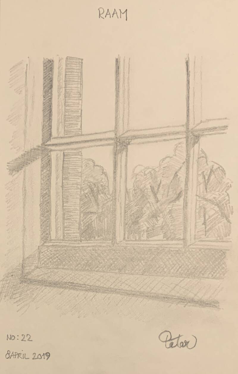 A drawing a day Raam window
