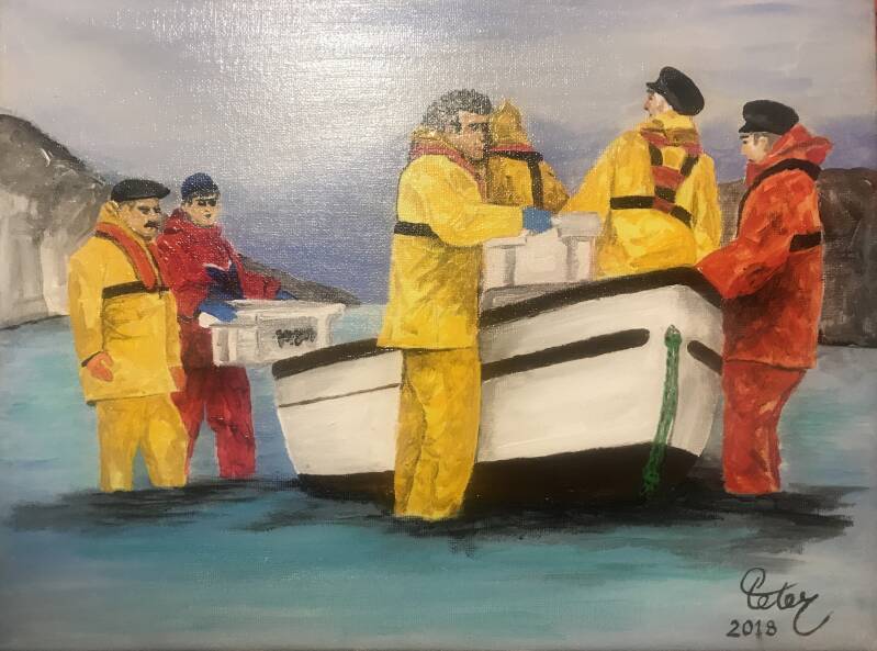 Painting todays catch