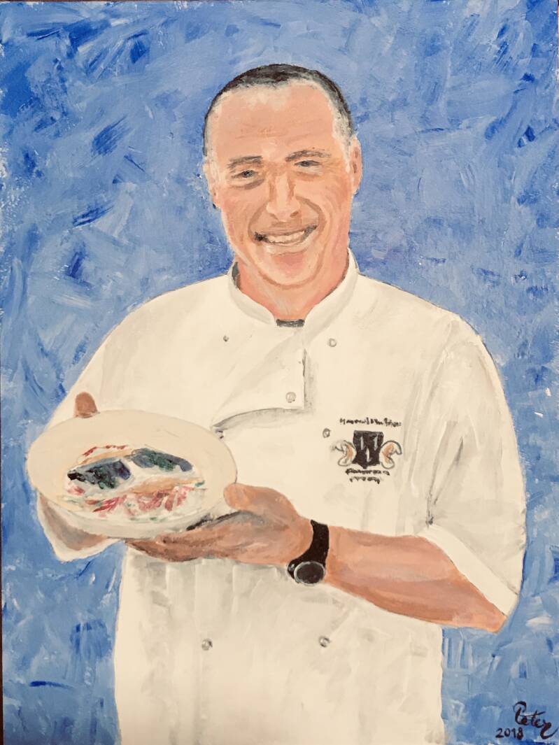 Painting Portrait Marcel