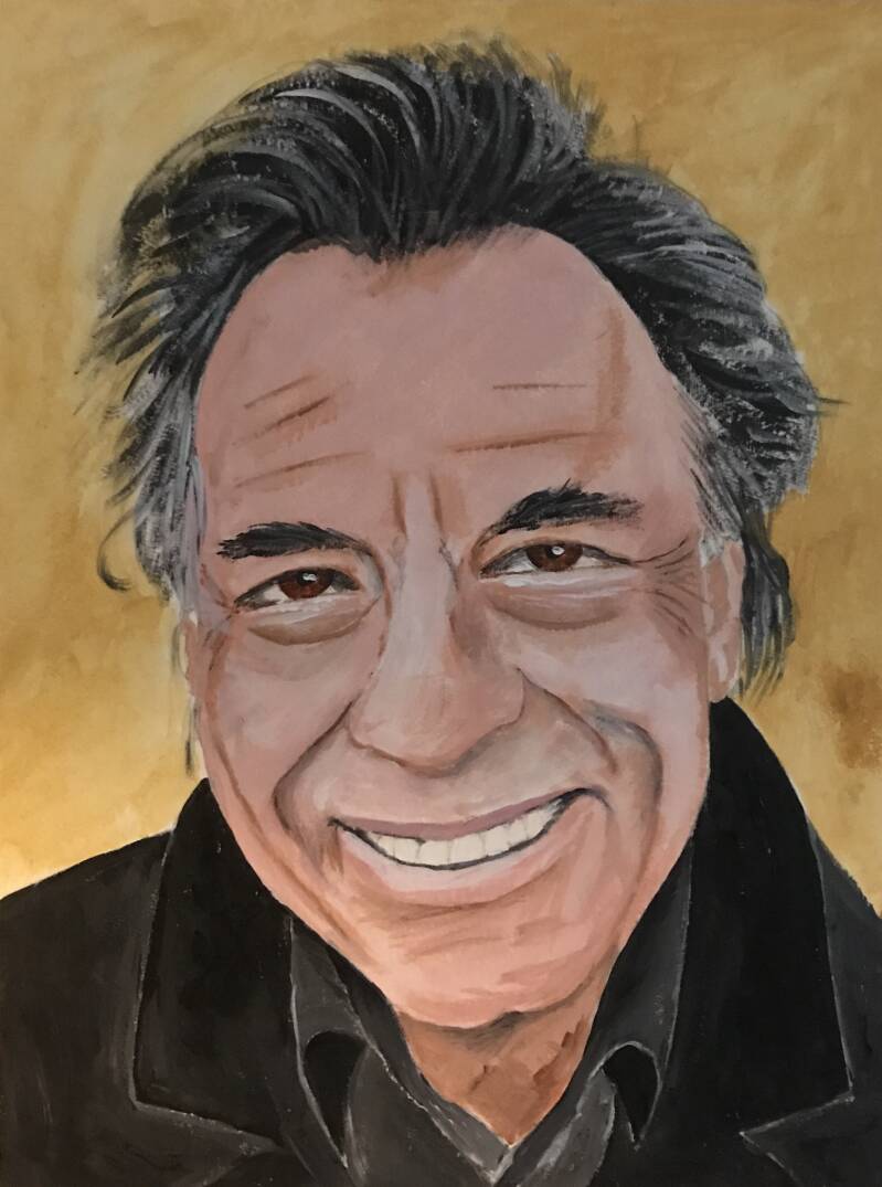 Painting portrait Jan Mulder