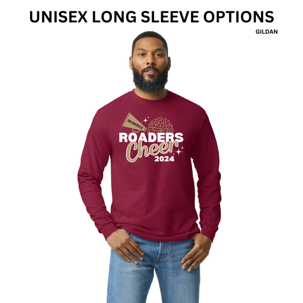 BJR Fan Apparel- Brunswick Roaders Cheer 2024 Unisex Long Sleeve (Gildan)