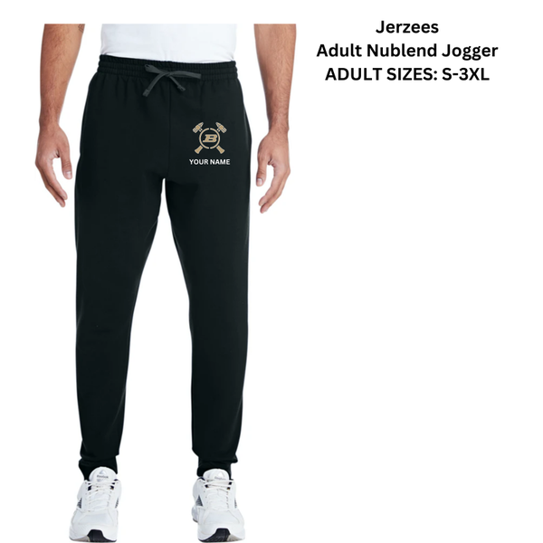 BJR Fan Apparel- Adult NuBlend Jogger (Jerzees)