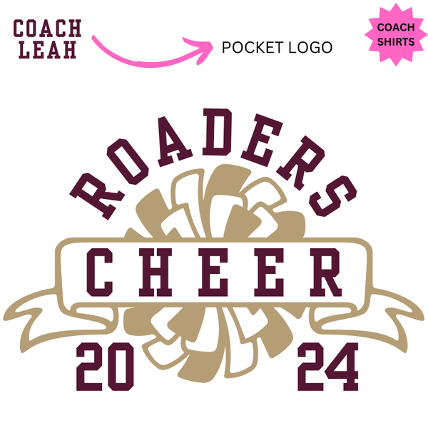 BJR Coach- Roaders Cheer 2024 Women's Unisex Crewneck (Jerzees)