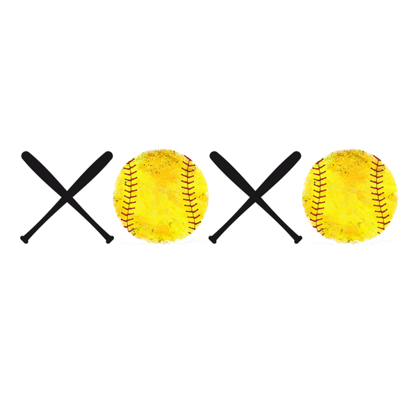 XOXO Softball Short Sleeve T-Shirt