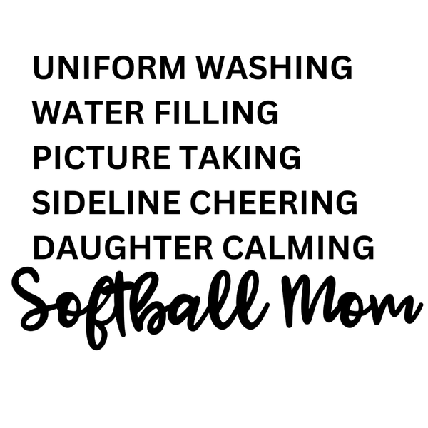 Uniform Washing... Softball Mom Hooded Sweatshirt