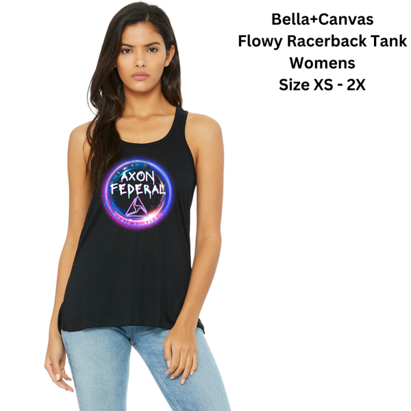 Axon Federal Music Festival Flowy Racerback Tank