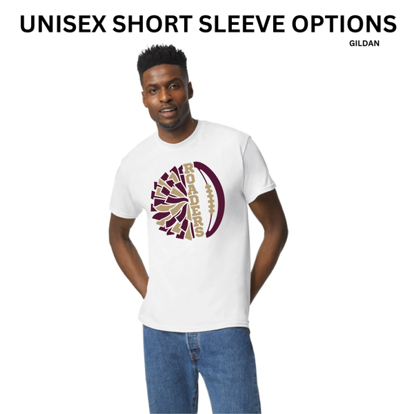 BJR Fan Apparel- Roaders Cheer Football Unisex Short Sleeve (Gildan)