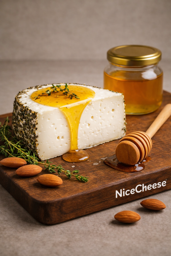 Ziegenkäse mit Honig