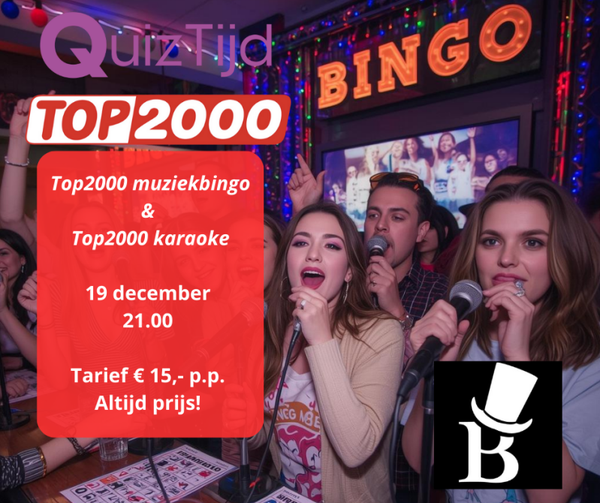 Top2000 Muziekbingo 19 december