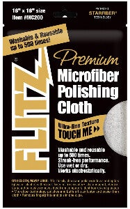 Flitz Microfiber Cloth - 16"x16" - Single bagged