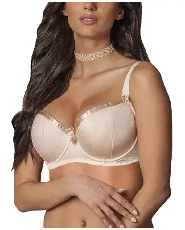 Comexim Basic Half Cup 3HC Padded Underwire Bra (CMBASIC3HC) - Nude - 26DD