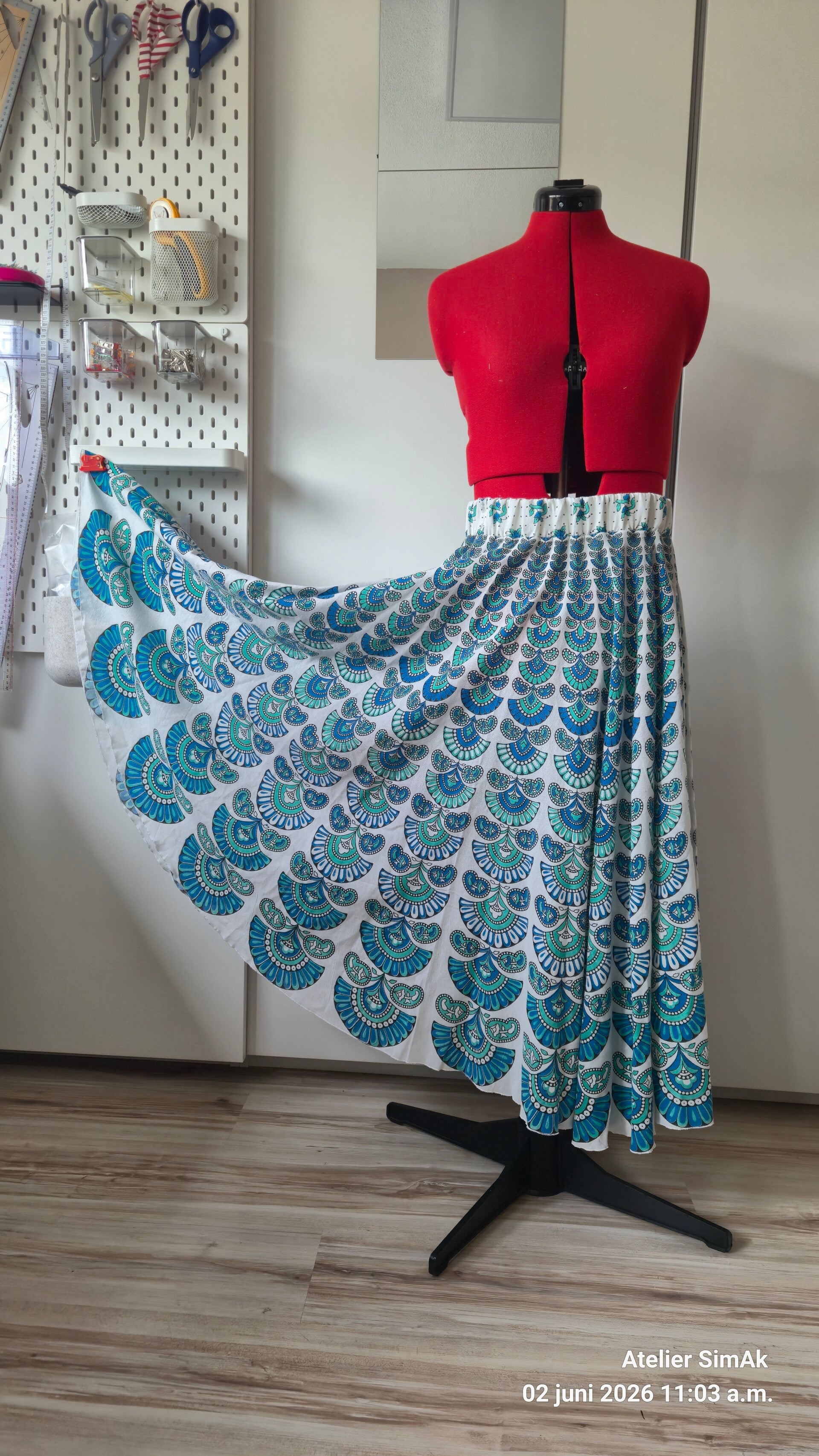 White&Blue Peacock