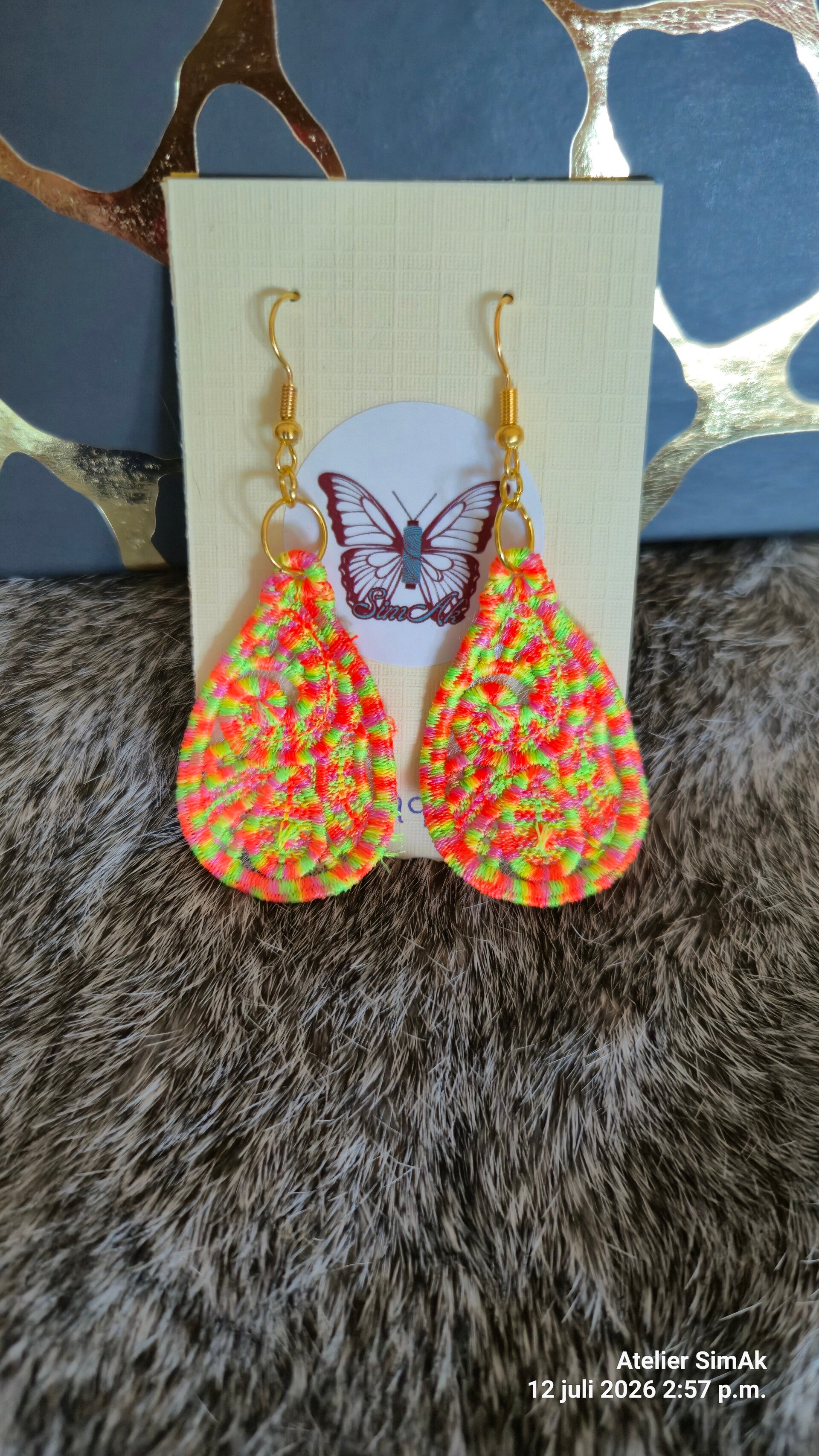 "Droplets" Oorbellen M