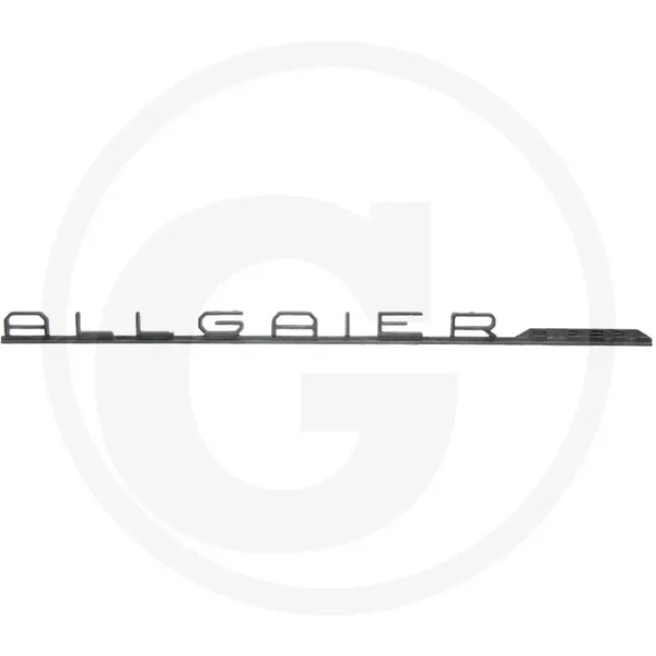 Allgaier Schriftzug