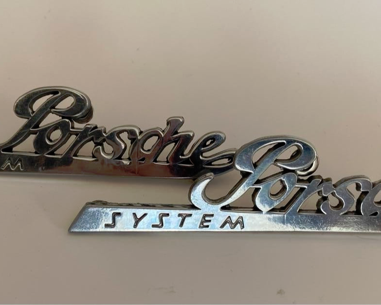 Allgaier Typen Schriftzüge "Porsche System"