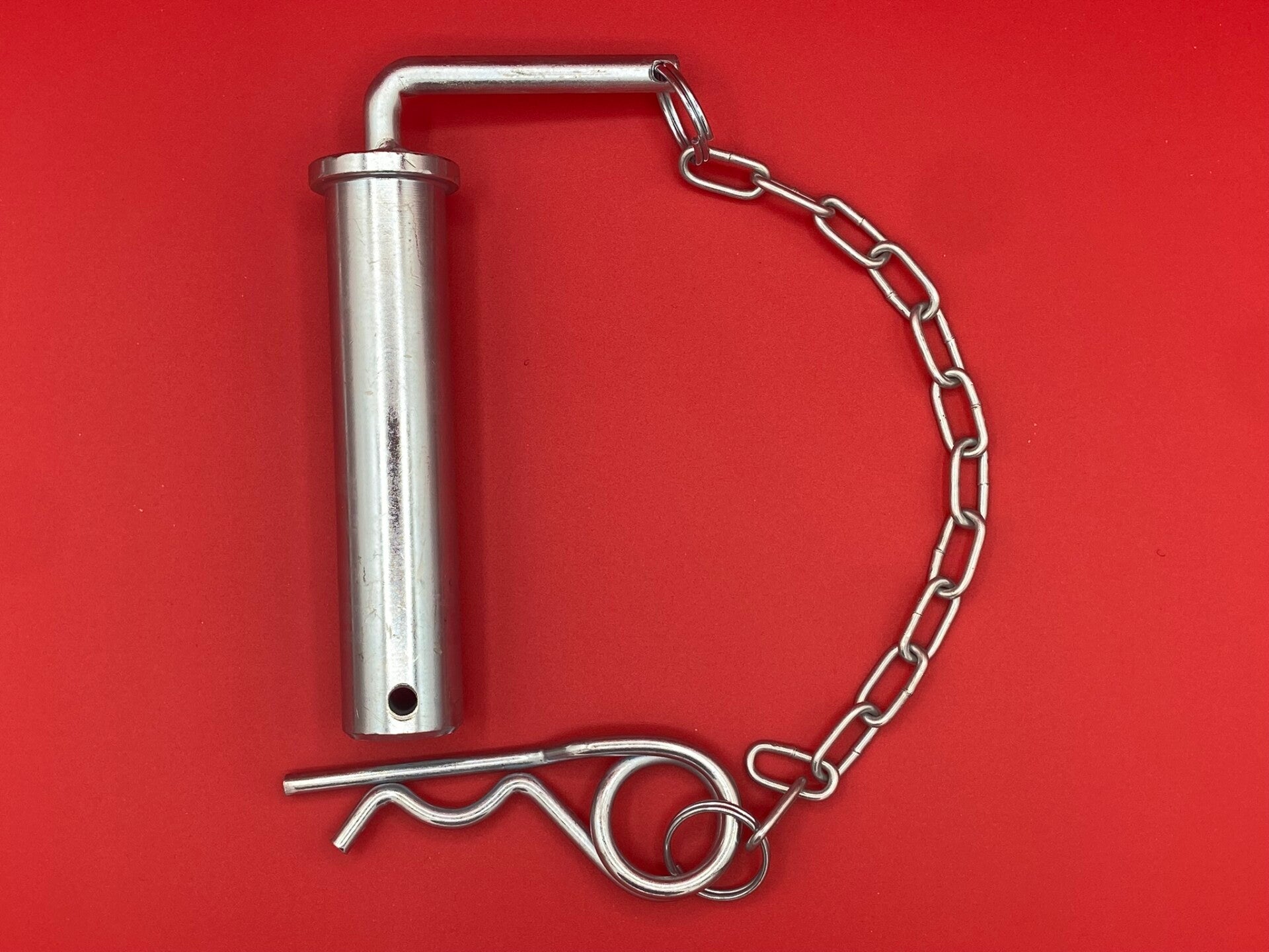 Anhängesicherungsbolzen komplett mit Kette und Federstecker