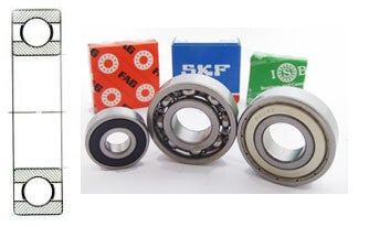 Rillenkugellager 6006 SKF 30x55x13 offen