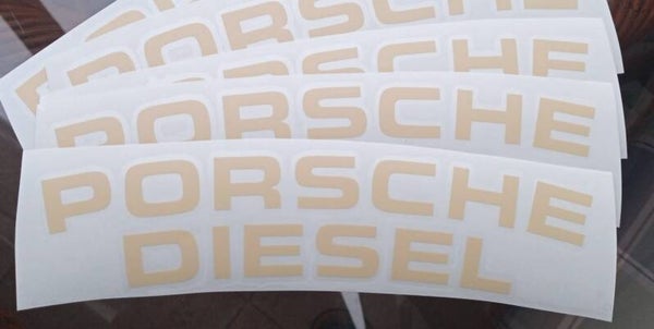 Porsche-Diesel, Traktor, Oldtimer, Schriftzug für Sitzschale
