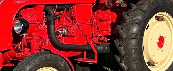Auspuff für Porsche-Diesel Super 308N