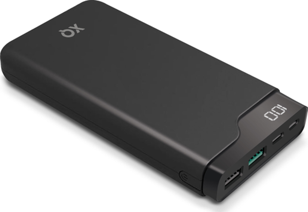 XQISIT Premium Powerbank PD & QC 3.0 12000 mAh - Zwart