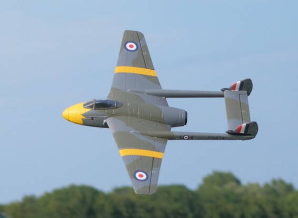 Durafly D.H.100 Vampire V3 PNF "RAF Camo Edition" 70mm EDF Jet 1100mm