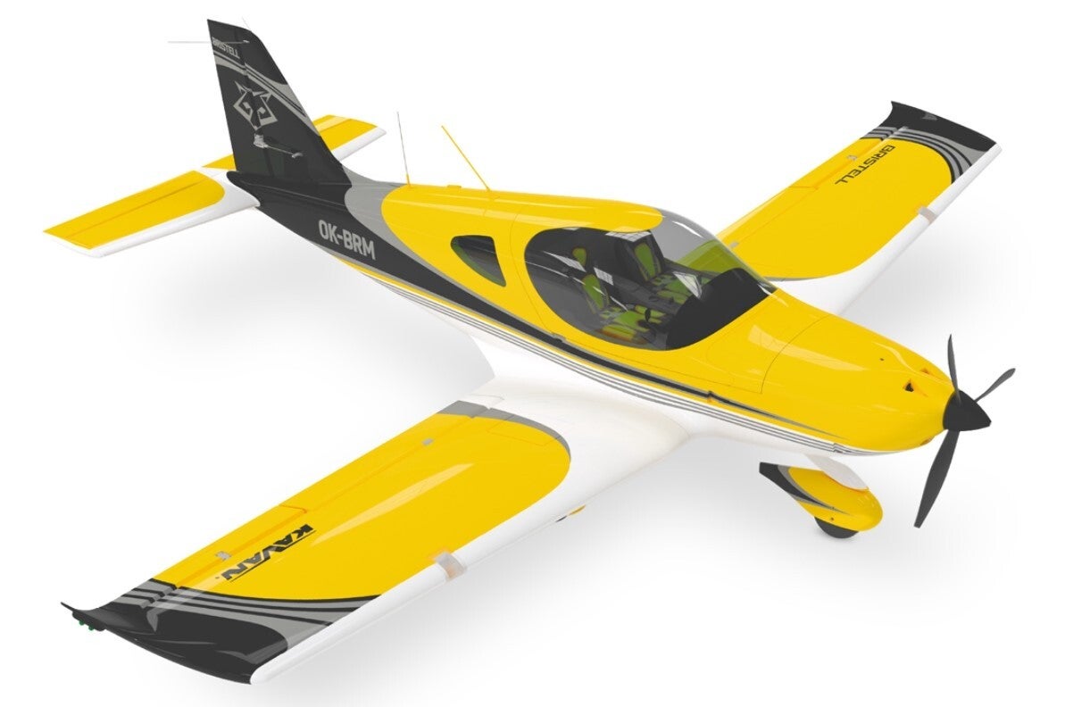 KAVAN Bristell B23 1600mm ARF - yellow  KAV02.8079