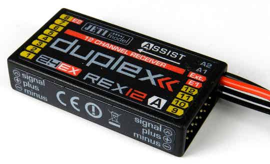 JETI DUPLEX REX 12 ASSIST RECEIVER 2.4EX