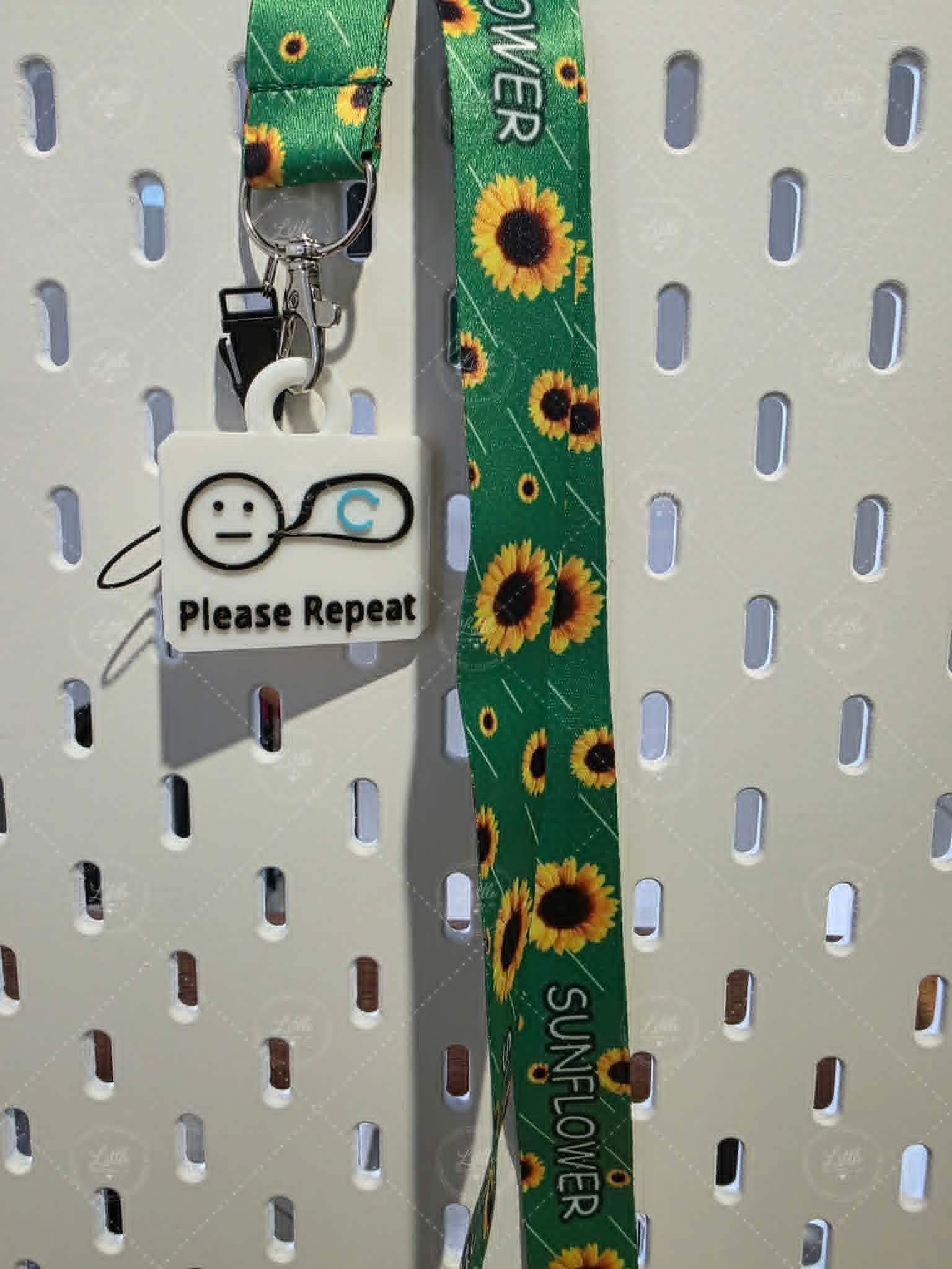 Please Repeat – Communication Tag