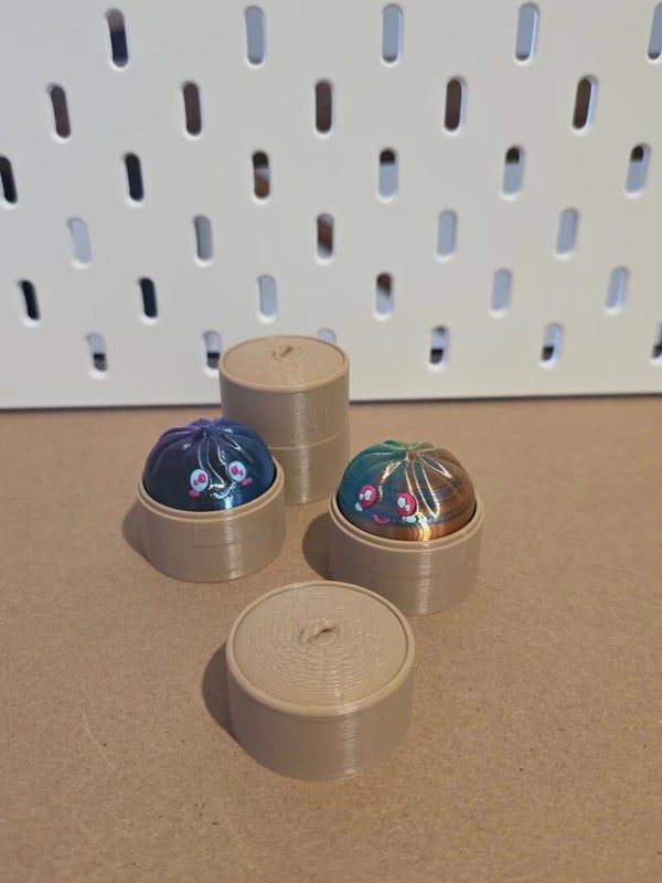 Mystery 3D-Printed Dumpling Clicker