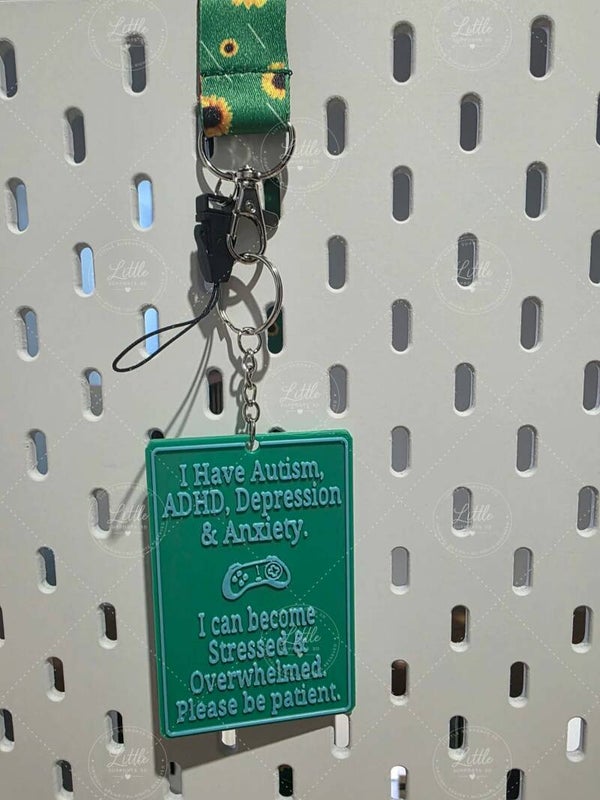 Autism, ADHD, Depression & Anxiety Support Tag