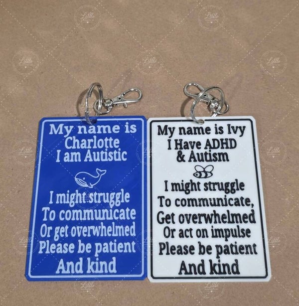 Little Supports 3D Medical & Diagnosis Tags