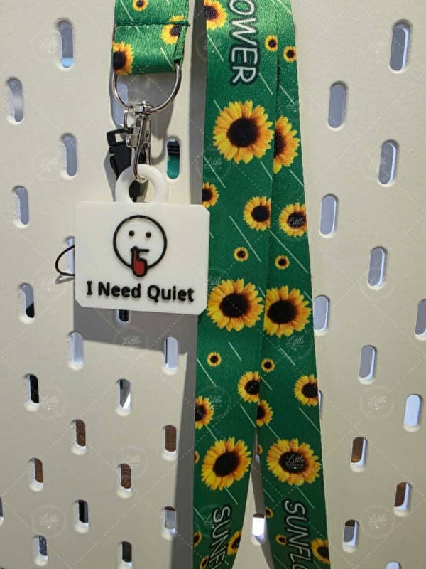 I Need Quiet – Communication Tag