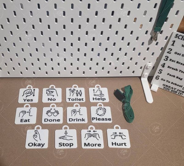 Personalised Auslan Communication Tags