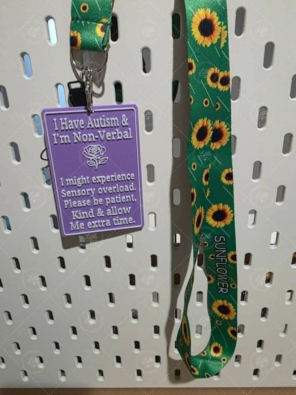 Autism, Non-Verbal Alert Tag