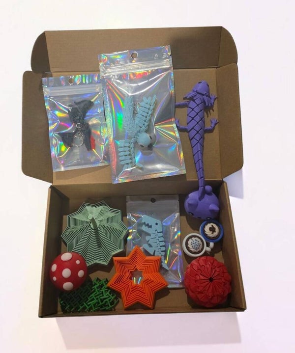 Fidget Box – Sensory Pack (12 Items)