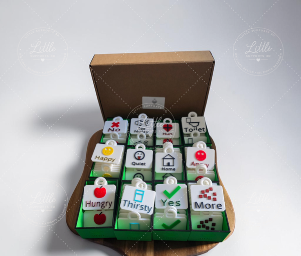 Individual AAC Personalised Communication Tag